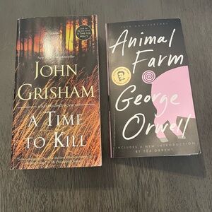 John Grisham and George Orwell Book Set